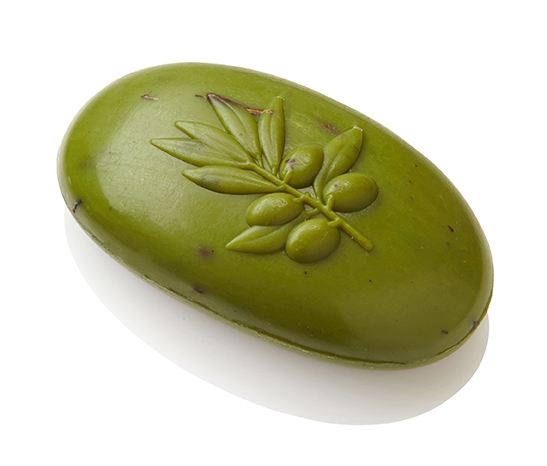 Schafmilchseife oval  Olive grün, 110 g