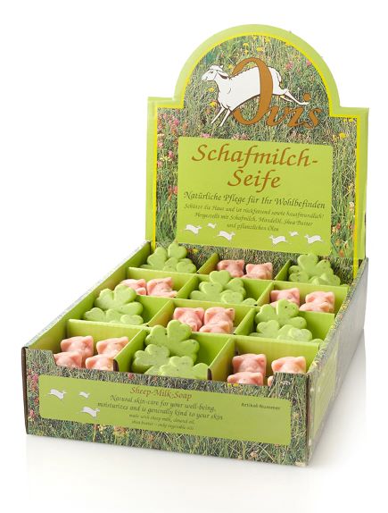 Schafmilch-Seife Kleeblatt & Schwein