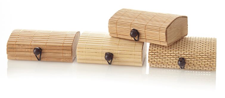 Bambus Box flach sortiert