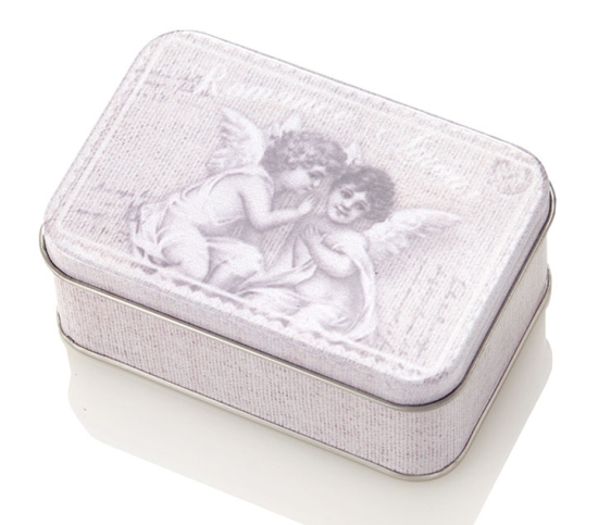 Blechdose Engel für Seife