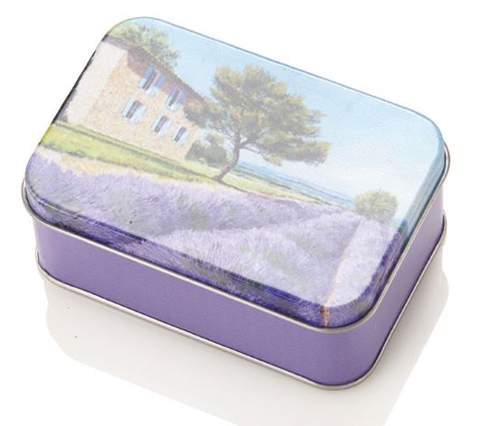 Blechdose Lavendel für Seife