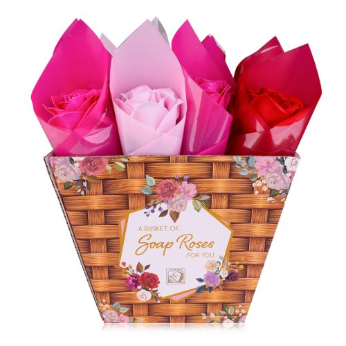 Baderosen in Geschenkverpackung
